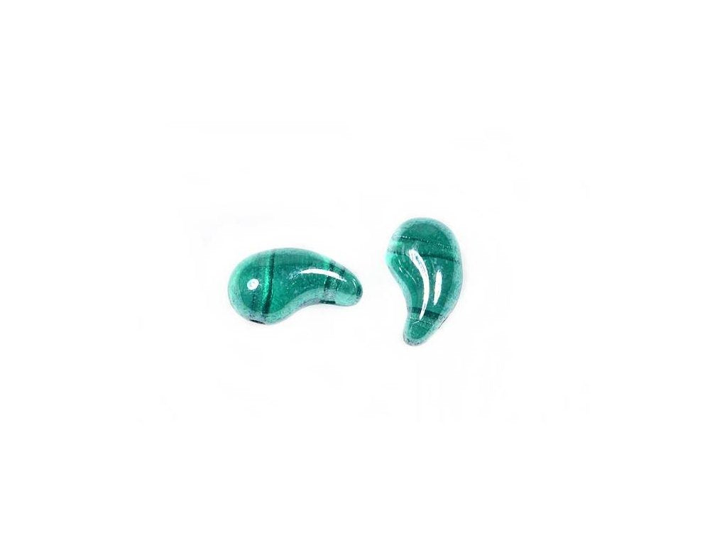 ZoliDuo 2-hole Comma Beads Left 50730/14400 Glass Czech Republic