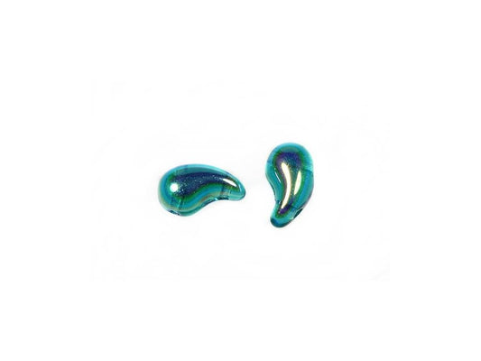 ZoliDuo 2-hole Comma Beads Left 50730/28701 Glass Czech Republic