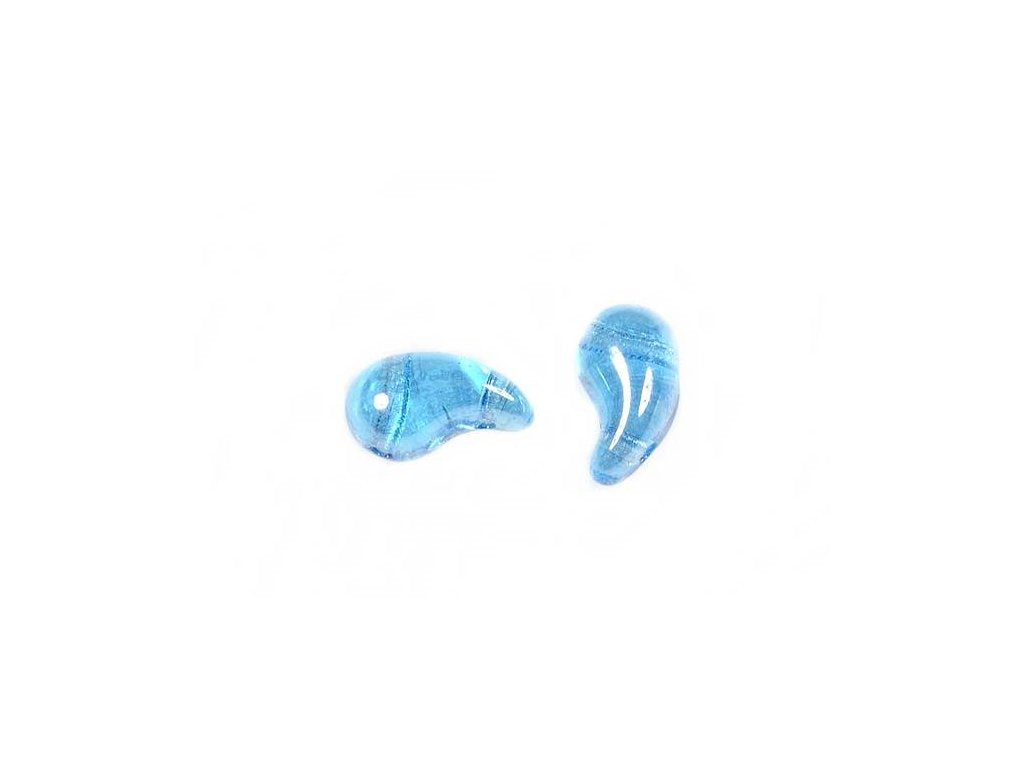 ZoliDuo 2-hole Comma Beads Left 60020/14400 Glass Czech Republic