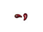 ZoliDuo 2-hole Comma Beads Left 93200/86800 Glass Czech Republic