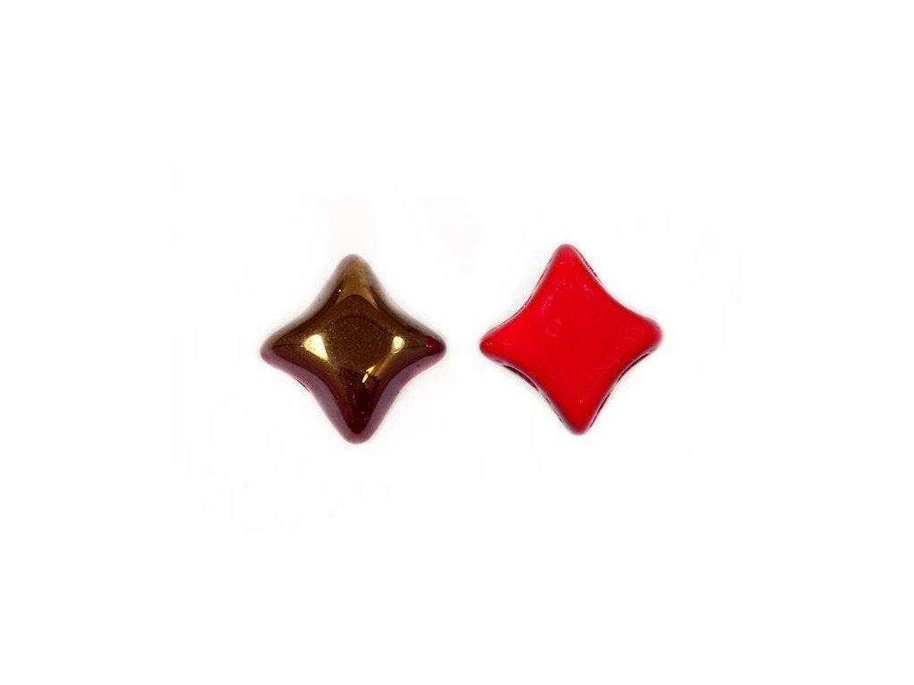 WibeDuo 2-hole Beads Star Cross 93200/22601 Glass Czech Republic