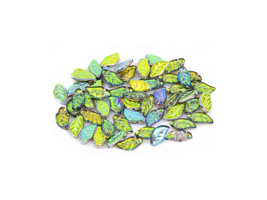 Leaf Beads 00030/28137 Glass Czech Republic