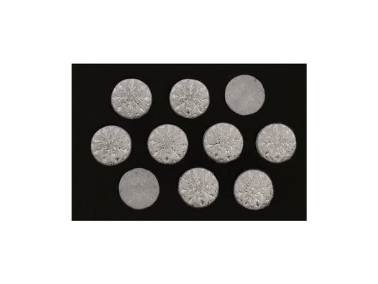 Snowflake Beads 00030/27071 Glass Czech Republic