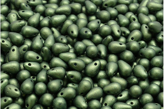 ドロップビーズ、ホワイト 24103 (02010-24103)、ガラス、チェコ共和国