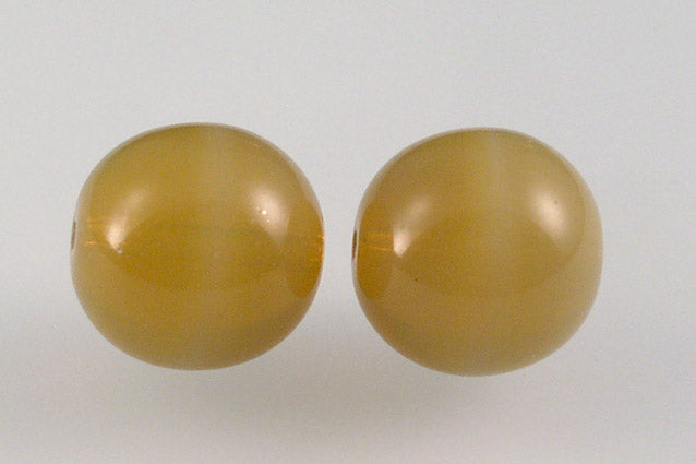 Round Pressed Beads 12 mm, Opal Orange (11000), Bohemia Crystal Glass, Czechia 11119001