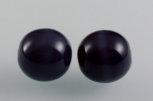 Round Pressed Beads 12 mm, Transparent Light Amethyst (21000), Bohemia Crystal Glass, Czechia 11119001
