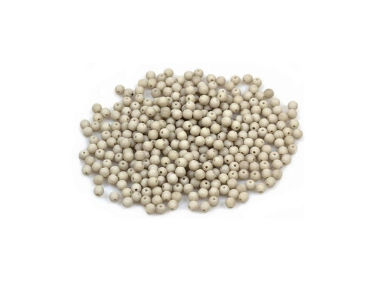 Round Pressed Beads 43000/84110 Glass Czech Republic