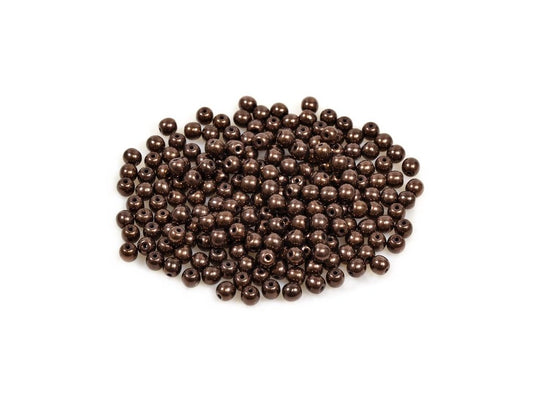 Round Pressed Beads 23980/15726 Glass Czech Republic