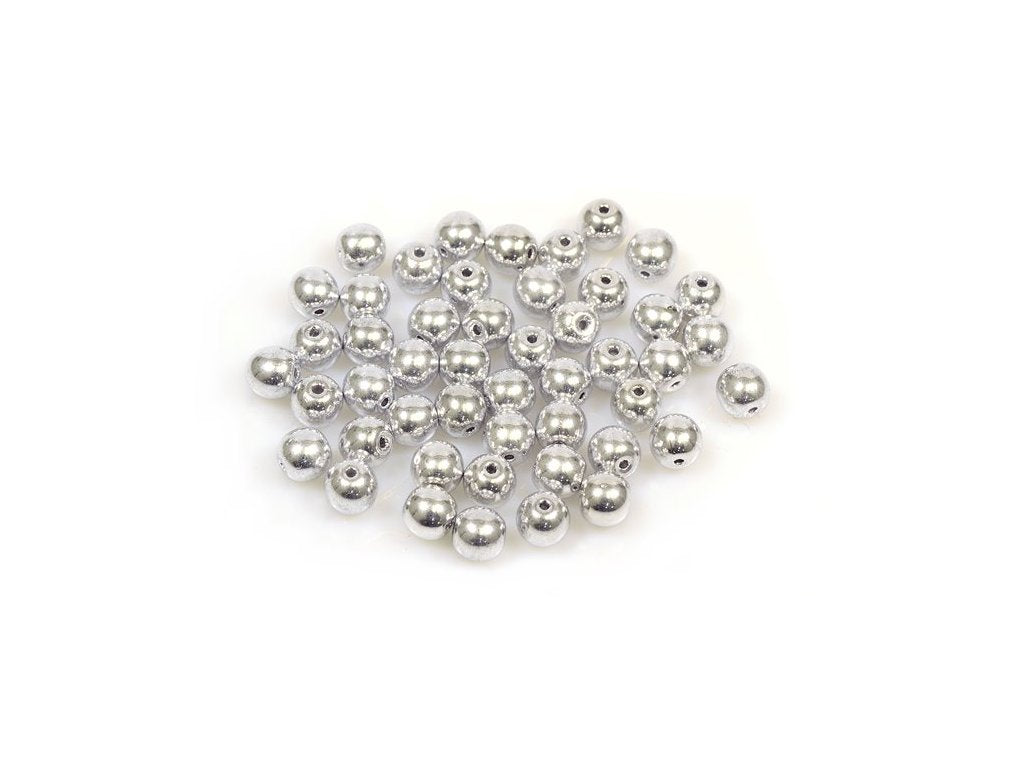 Round Pressed Beads 00030/27000 Glass Czech Republic