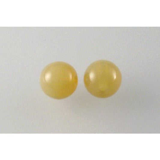 Round Pressed Beads 6 mm, Opal Orange (11000), Bohemia Crystal Glass, Czechia 11119001