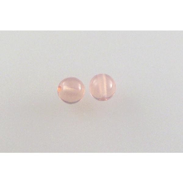 Round Pressed Beads 6 mm, Opal Pink (71010), Bohemia Crystal Glass, Czechia 11119001