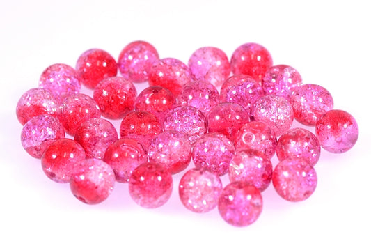 Round Druck Beads, Crystal 85699 (00030-85699), Glass, Czech Republic