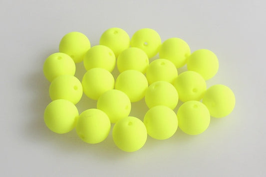Round Pressed Beads 8 mm, Chalk White Yellow (3000-25121), Bohemia Crystal Glass, Czechia 11119001