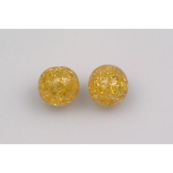 Round Pressed Beads 8 mm, 10020 Cracked (10020-85500), Bohemia Crystal Glass, Czechia 11119001