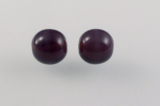 Round Pressed Beads 8 mm, Transparent Light Amethyst (21000), Bohemia Crystal Glass, Czechia 11119001