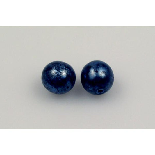 Round Pressed Beads 8 mm, Black 56930 (23980-56930), Bohemia Crystal Glass, Czechia 11119001