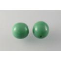 Round Pressed Beads 8 mm, Opaque Green (53210), Bohemia Crystal Glass, Czechia 11119001