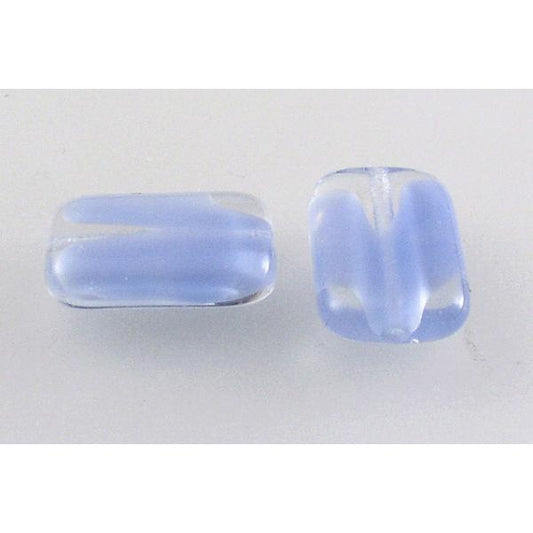 Pressed Beads Rectangle 15 x 10 mm, color: 36028, Bohemia Crystal Glass, Czechia 11130040