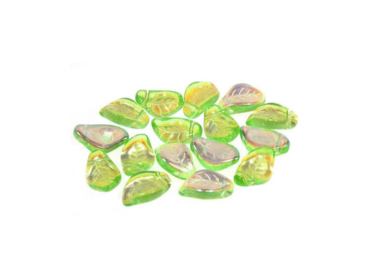 Pressed Beads Leaf 50400/28701 Glass Czech Republic