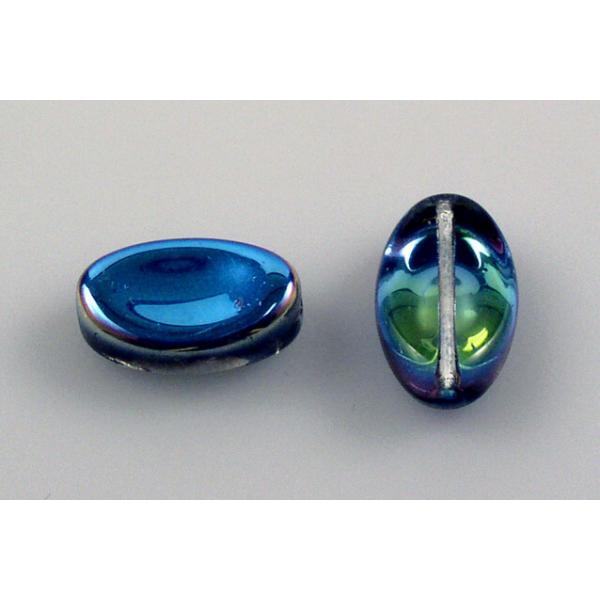 Pressed Beads Flat Oval 17 x 11 mm, Crystal 28099 (30-28099), Bohemia Crystal Glass, Czechia 11130134