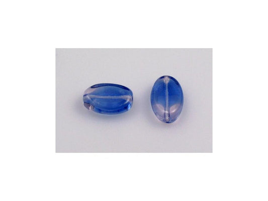 Pressed Beads Oval 37701 Glass Czech Republic