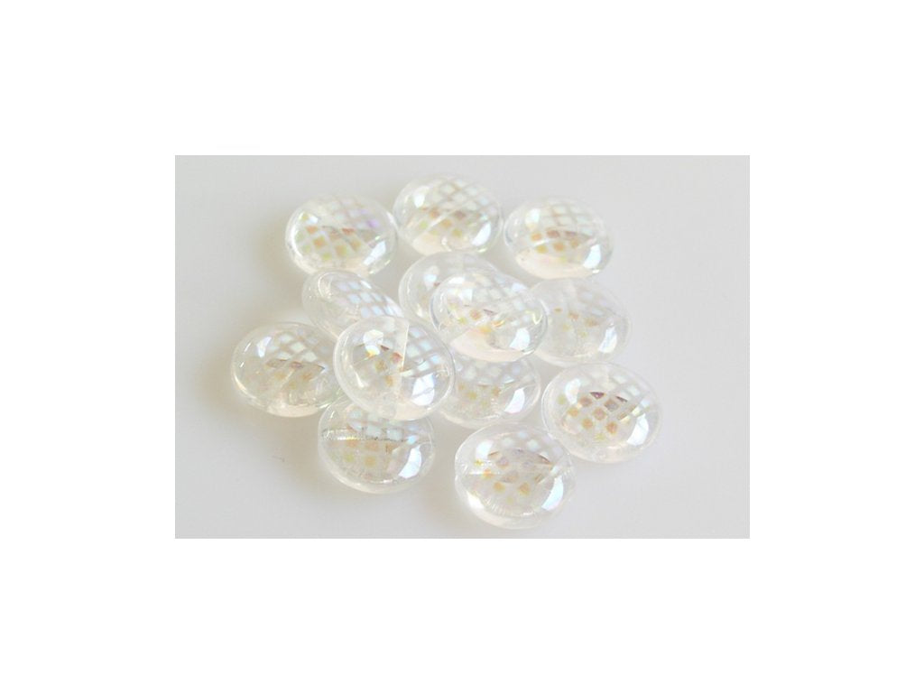 Lentil Beads Flat Round 00030/28705 Glass Czech Republic