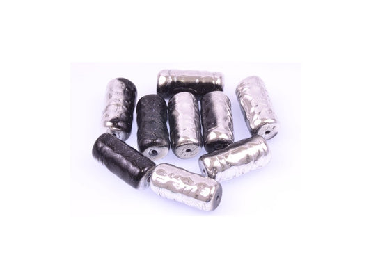 Pressed Beads Tube 23980/27001 Glass Czech Republic