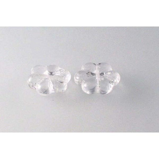 Pressed Beads Flower 13 mm, Crystal (30), Bohemia Crystal Glass, Czechia 11130378