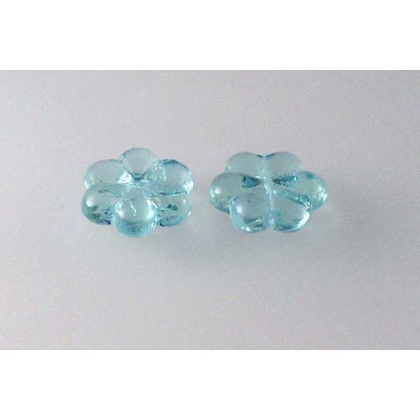 Pressed Beads Flower 13 mm, color: 57601, Bohemia Crystal Glass, Czechia 11130378