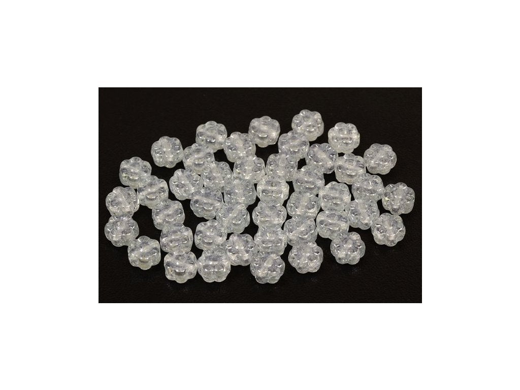 Pressed Beads Flowers 00030/14401 Glass Czech Republic