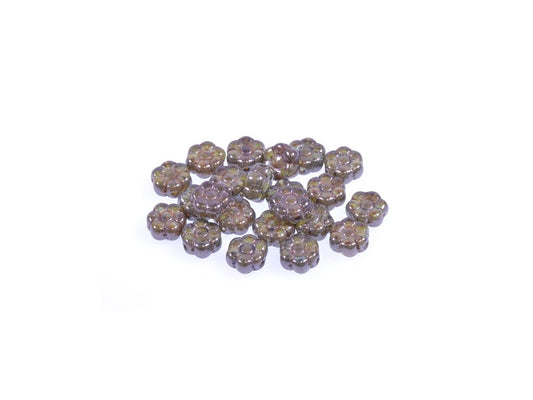 Pressed Beads Flowers 00030/65431 Glass Czech Republic