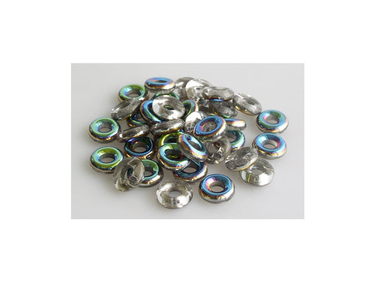Demi Round O-bead Circular Spacer Beads 00030/28101 Glass Czech Republic