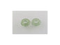 Demi Round O-bead Circular Spacer Beads Transparent Green Glass Czech Republic
