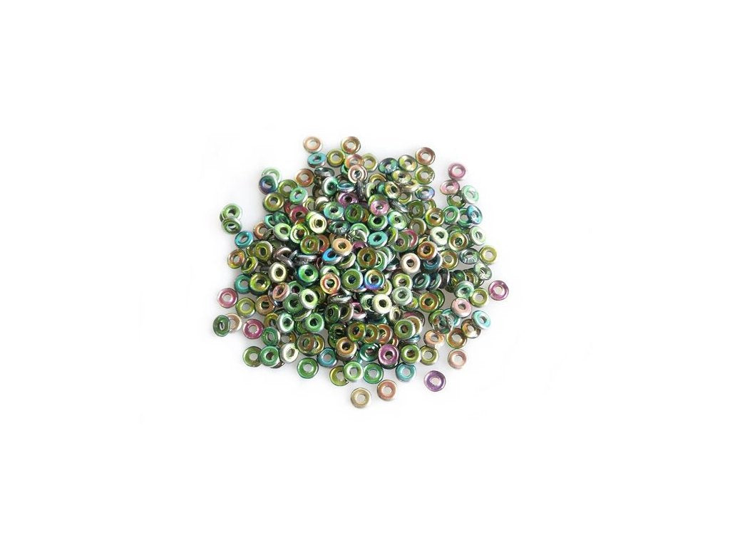 Demi Round O-bead Circular Spacer Beads 00030/28137 Glass Czech Republic