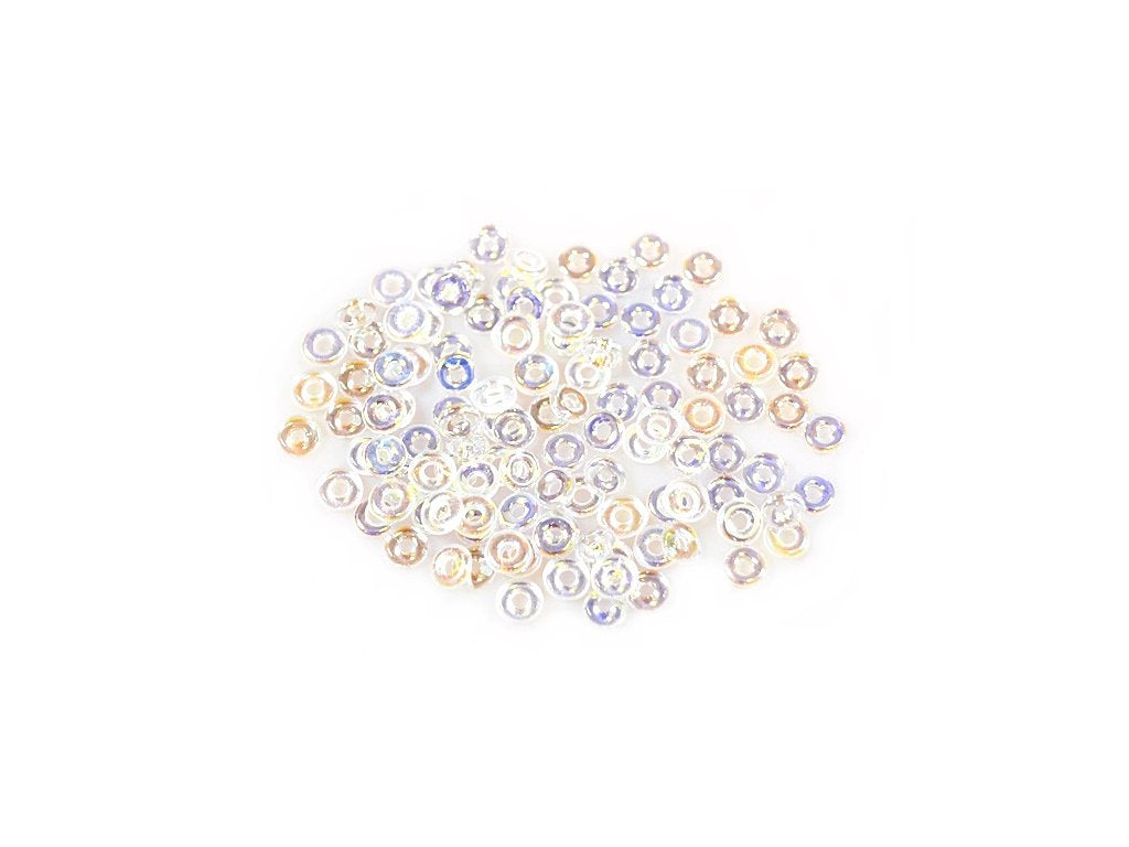 Demi Round O-bead Circular Spacer Beads 00030/28701 Glass Czech Republic