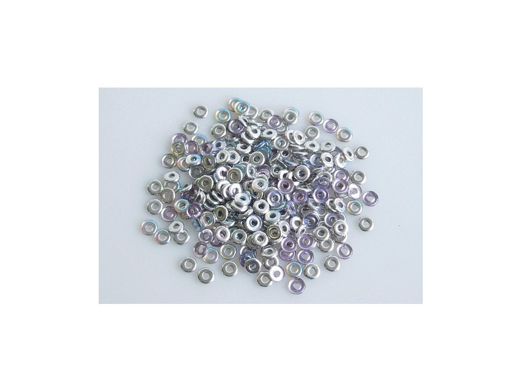 Demi Round O-bead Circular Spacer Beads 00030/98530 Glass Czech Republic