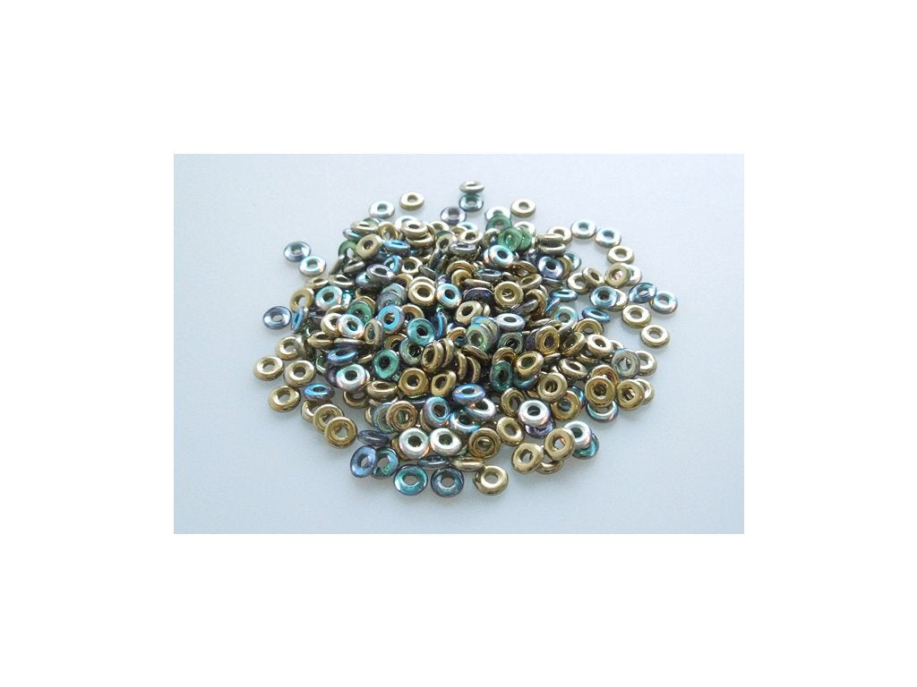 Demi Round O-bead Circular Spacer Beads 00030/98536 Glass Czech Republic
