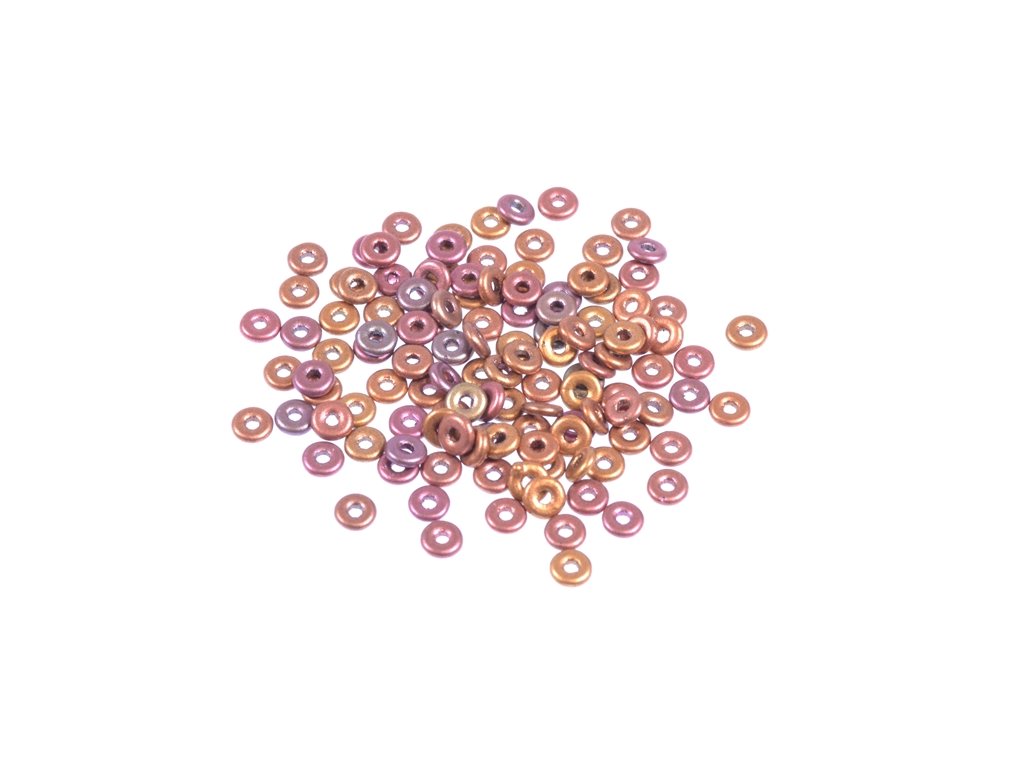 Demi Round O-bead Circular Spacer Beads 1640 Glass Czech Republic