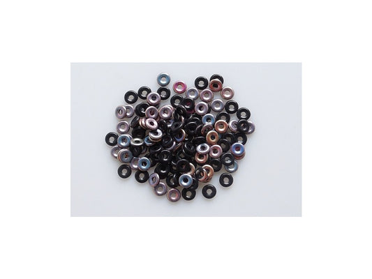 Demi Round O-bead Circular Spacer Beads 23980/29501 Glass Czech Republic