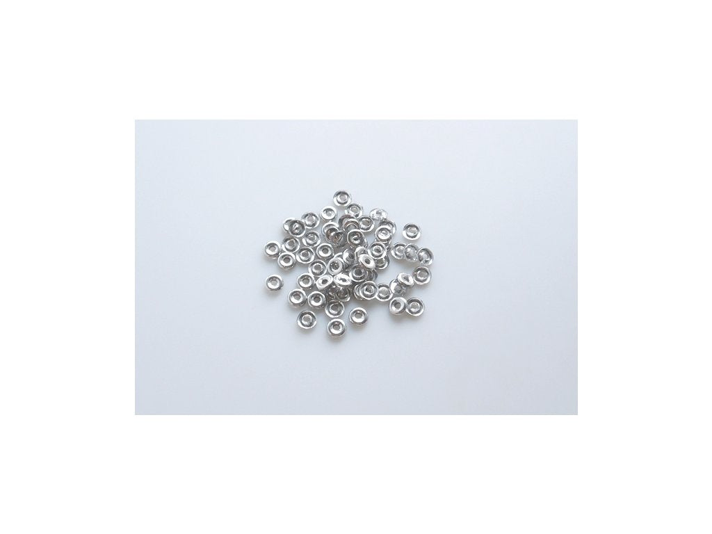 Demi Round O-bead Circular Spacer Beads 00030/27001 Glass Czech Republic