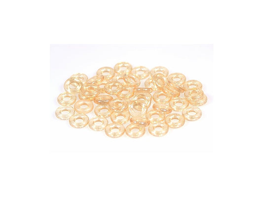Demi Round O-bead Circular Spacer Beads 00030/14413 Glass Czech Republic