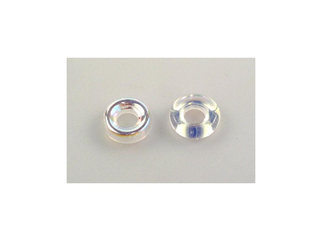 Demi Round O-bead Circular Spacer Beads 00030/28701 Glass Czech Republic