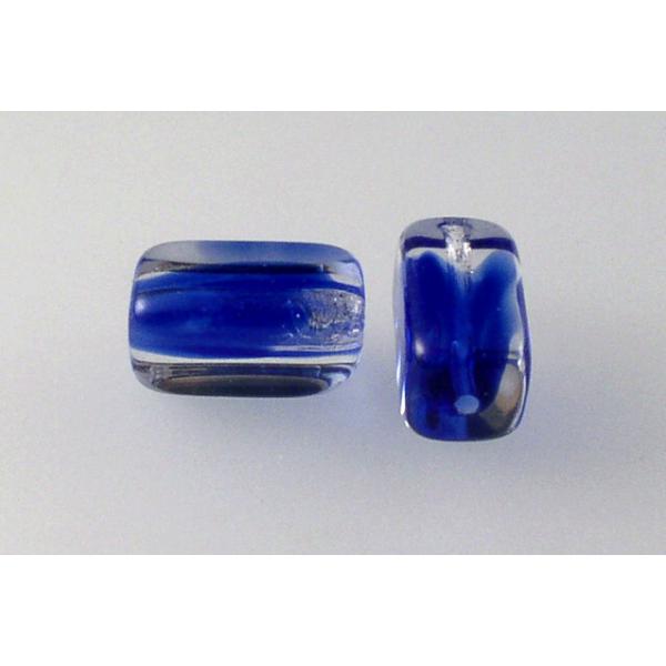 Pressed Beads Square Rectangle 14 x 9 mm, color: 37008, Bohemia Crystal Glass, Czechia 11149009