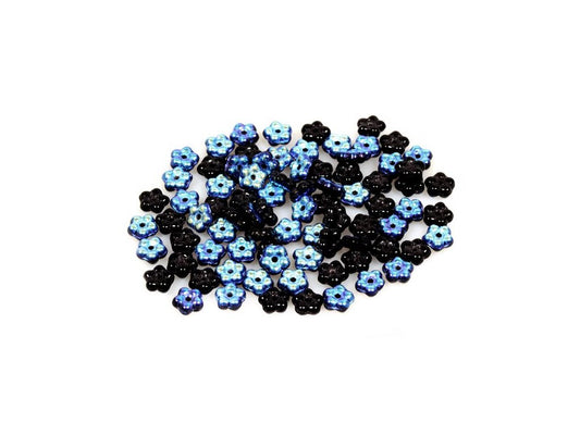 Pressed Beads Flower 23980/28701 Glass Czech Republic