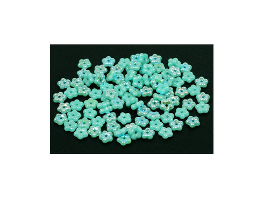 Pressed Beads Flower 63130/28701 Glass Czech Republic