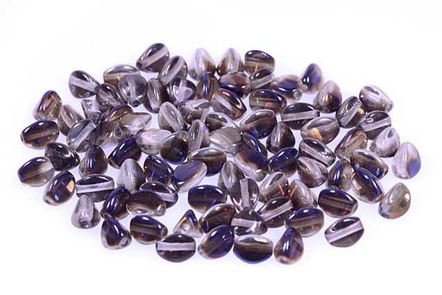 Pinch Pressed Beads 5 x 3 mm, Crystal 22801 (30-22801), Bohemia Crystal Glass, Czechia 11154805