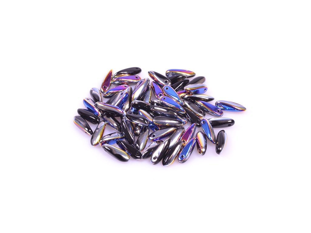 Pressed Beads Dagger Thorn 23980/28099 Glass Czech Republic