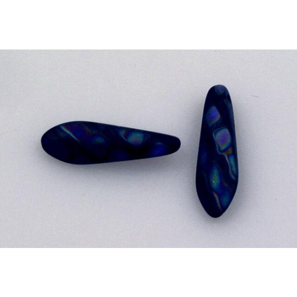 Dagger Beads 5 x 16 mm, Black 2877B (23980-2877B), Bohemia Crystal Glass, Czechia 11169014