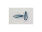 Pressed Beads Dagger Thorn Transparent Dark Blue Glass Czech Republic
