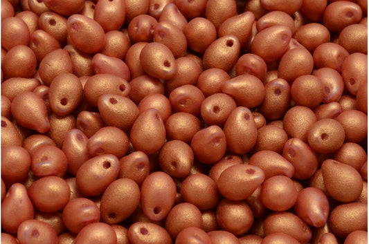 ドロップビーズ、ホワイト 24106 (02010-24106)、ガラス、チェコ共和国